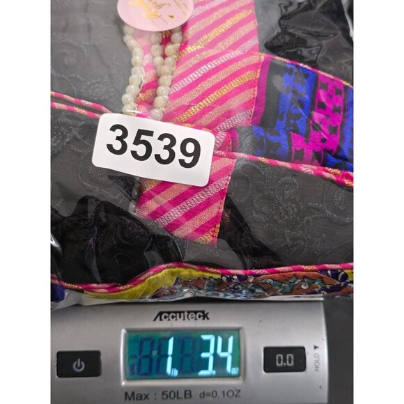 Yasmeen Arif Women's Embroidered Sequins Beaded Lace Sleeve Indian Kurta Dress - Picture 13 of 13